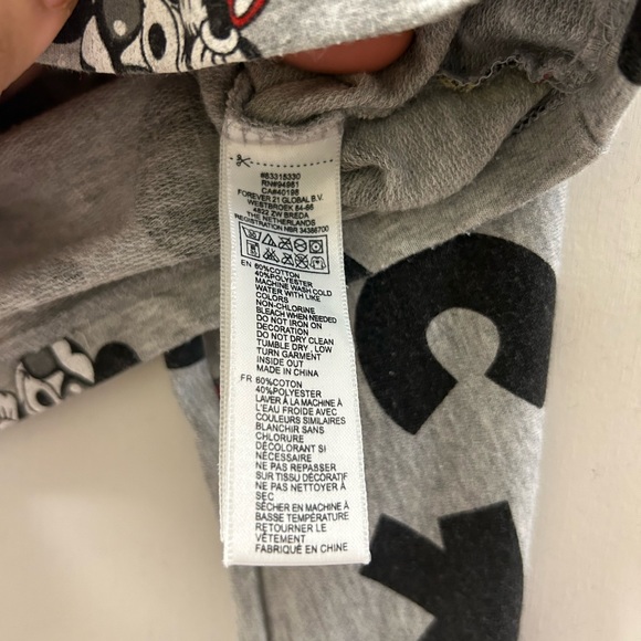 Disney/Forever 21 Mickey Mouse Crop Top - Picture 6 of 6